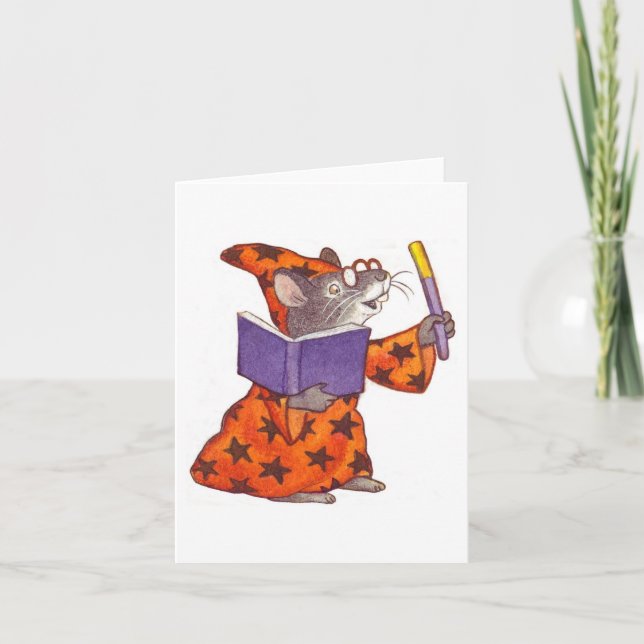 Cartão Wizard Mouse (Frente)