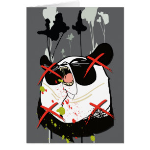 Cartão Woebots "panda "