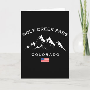 Cartão Wolf Creek P Colorado Montanhas Rochosas Resort de