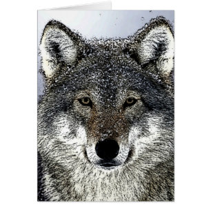 Cartão Wolf Eyes