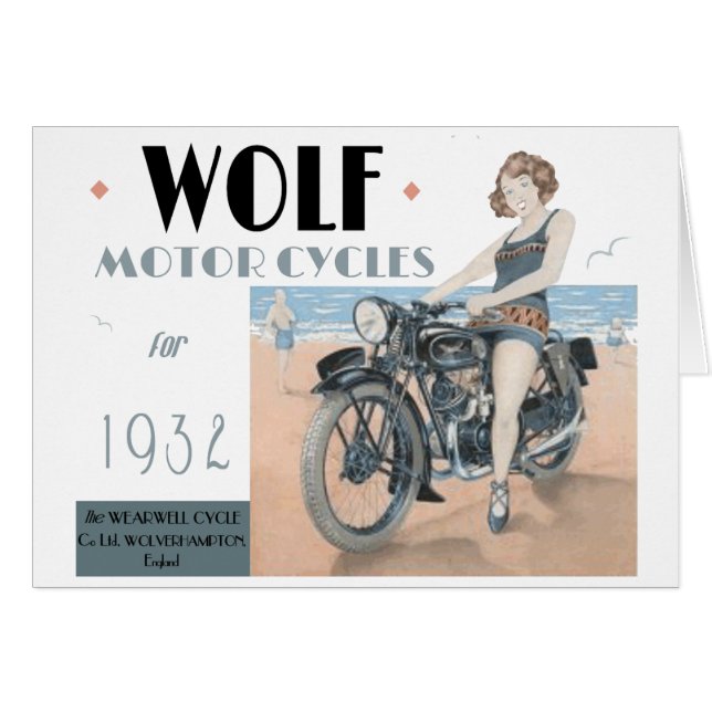 Cartão Wolf Motorcicletas (Frente Horizontal)