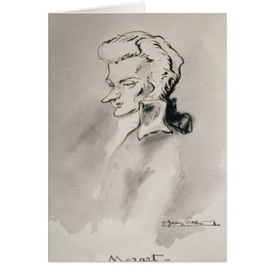 Cartão Wolfgang Amadeus Mozart
