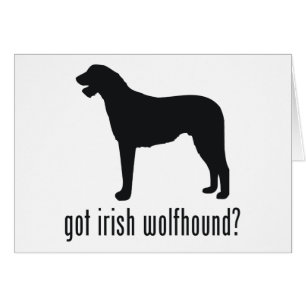 Cartão Wolfhound irlandês