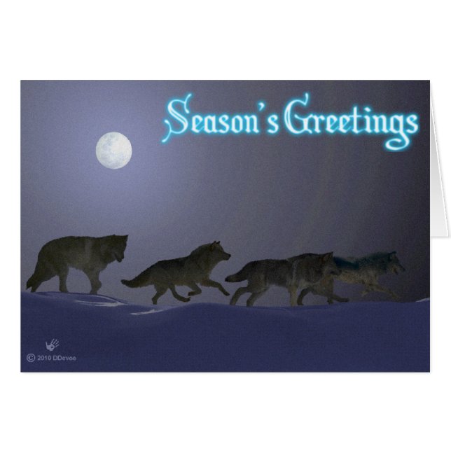 Cartão Wolfpack (Frente Horizontal)