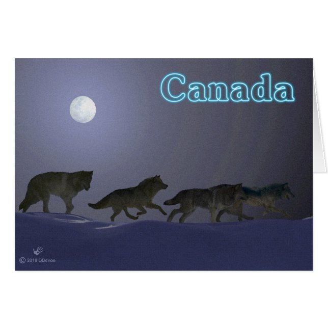 Cartão Wolfpack (Frente Horizontal)