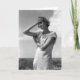 Cartão Woman of the High Plains