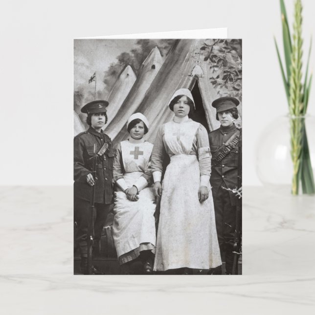Cartão Women at War, 1914-18 (Frente)