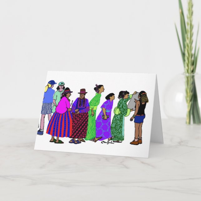 Cartão Women of the World - 4 (Frente)