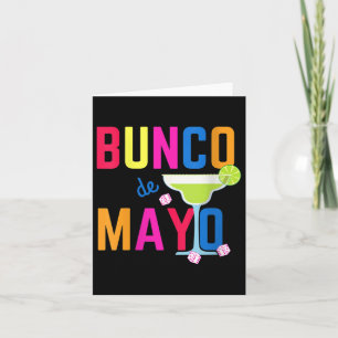 Cartão Womens Cinco De Mayo Bunco Shirt Bunco De Mayo Mar