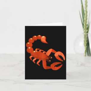 Cartão Womens Scorpio Zodiac Outubro Novembro Au