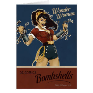 Cartão Wonder Woman Bombshell