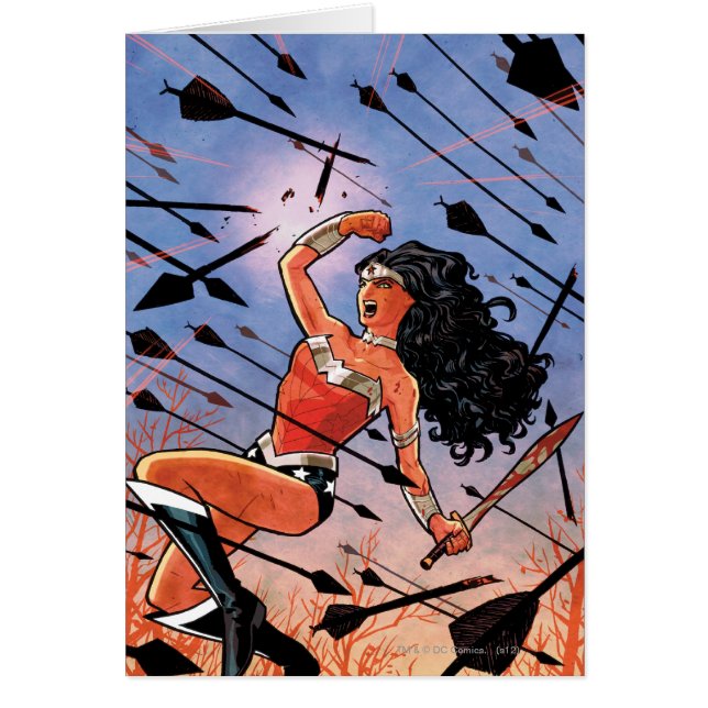 Cartão Wonder Woman Cover #1 (Frente)