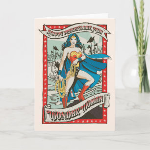 Cartão Wonder Woman Happy Father's Day, Mom