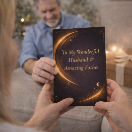 Cartão Wonderful Husband Amazing Father Father’s Day Card