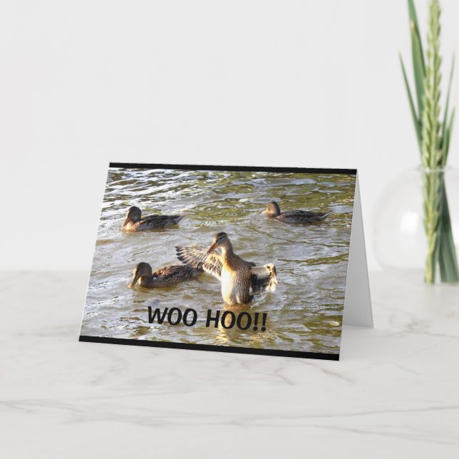 Cartão WOO HOO!! So Happy For You! (Frente)