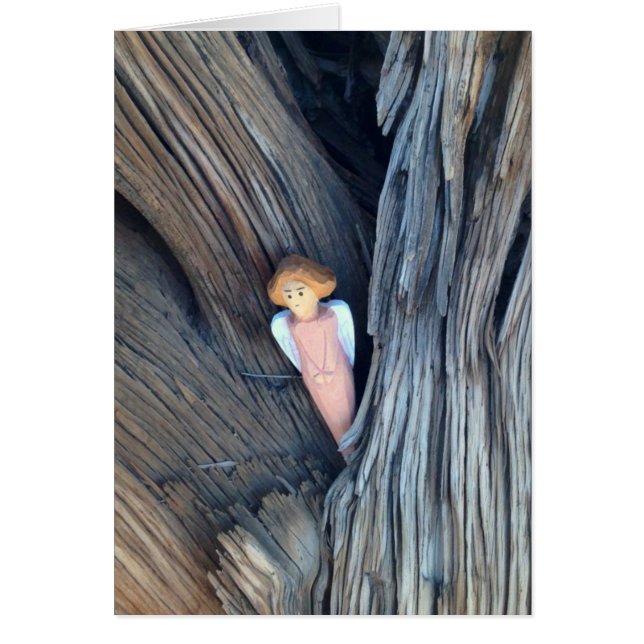 Cartão Wood Angel (Frente)