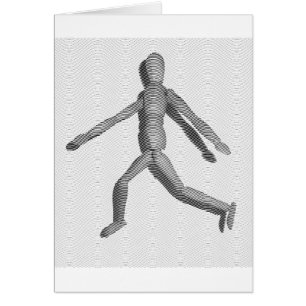 Cartão Wooden Human Mannequin