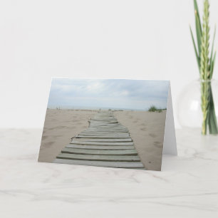 Cartão Wooden Plank Path