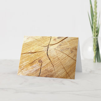 Cartão wooden texture greeting card