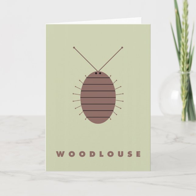 Cartão Woodlouse Card (Frente)