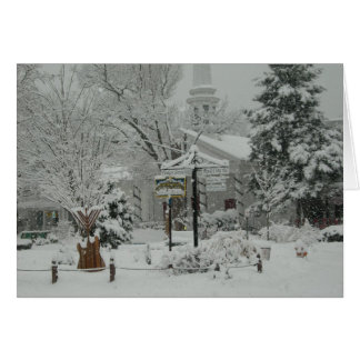 Cartão Woodstock, NY Town Square