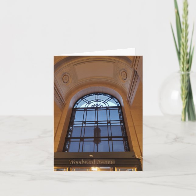 Cartão Woodward Ave, Detroit, Michigan (Frente)