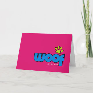 Cartão Woof Get Well Card
