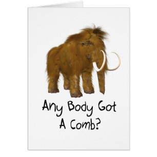 Cartão Wooly Mammoth