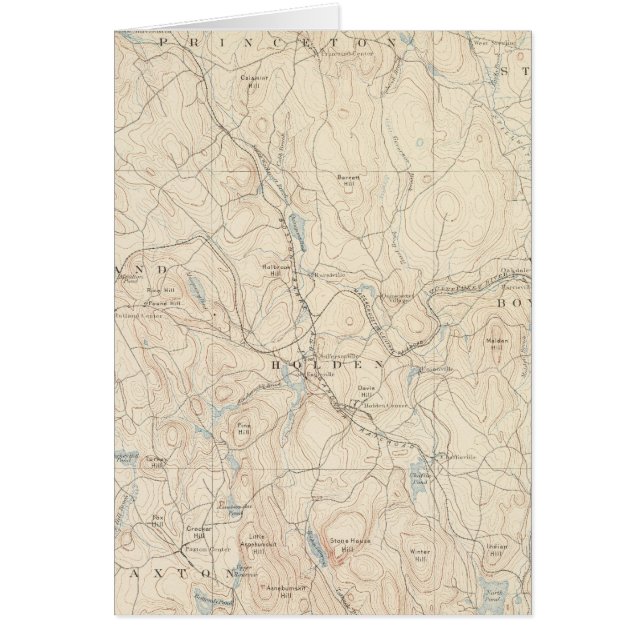 Cartão Worcester, Massachusetts (Frente)