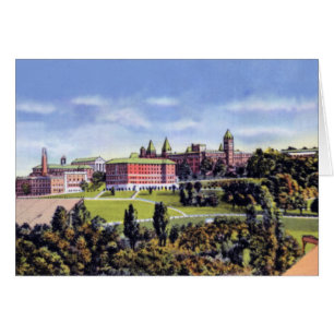 Cartão Worcester Massachusetts Santa Cross College