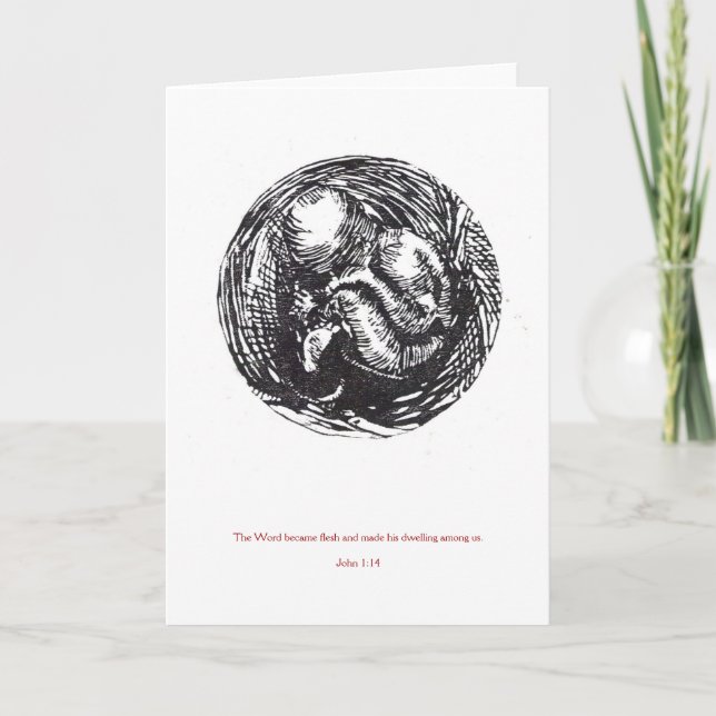 Cartão "Word Made Flesh" (Frente)