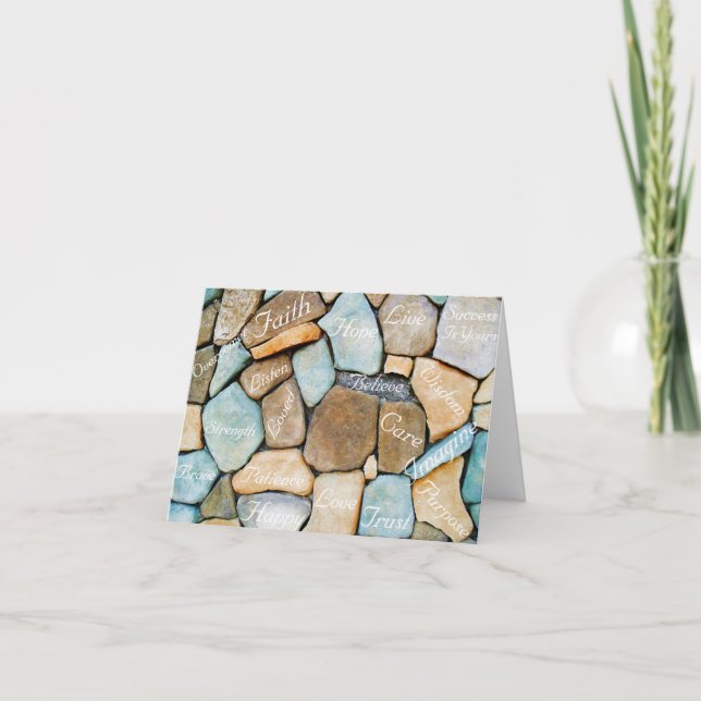 Cartão Words Of encouragement,Words of Hope_ (Frente)