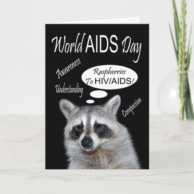 Cartão World AIDS Day Greeting Card (Frente)