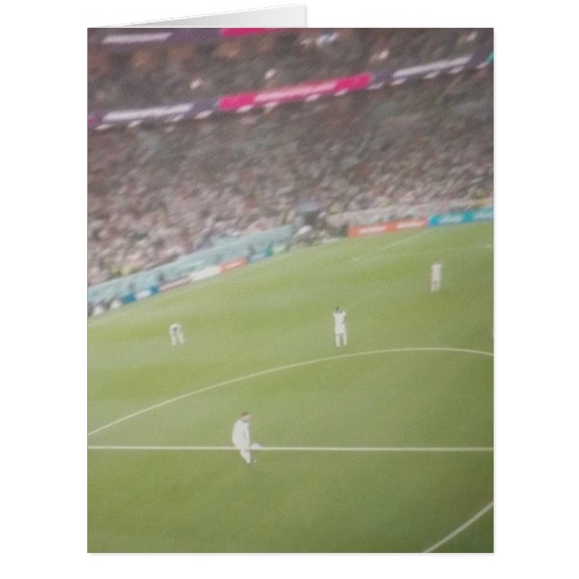 Cartão World Cup England X United States (Frente)