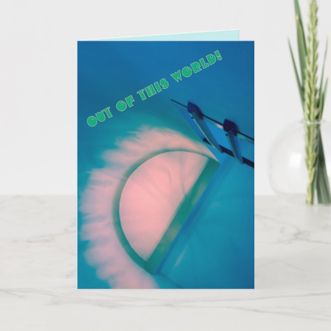 Cartão World space sky heavens Out of This World (Frente)