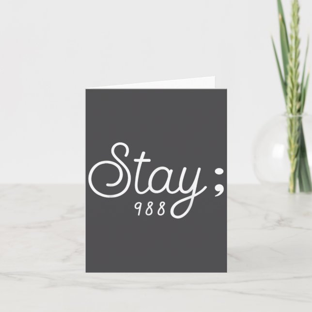 Cartão World Suicide Prevention Awareness Day Men Women S (Frente)