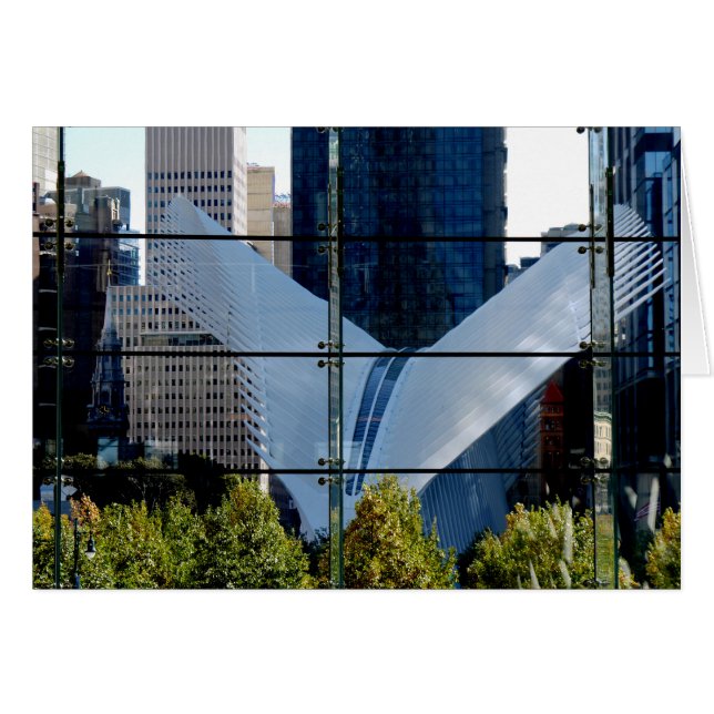 Cartão World Trade Center Transportation Hub, NY (Frente Horizontal)