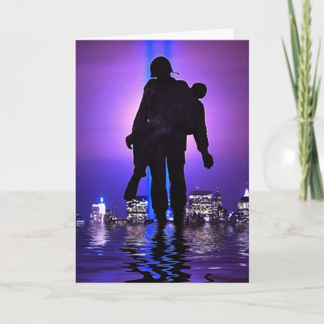 Cartão World Trade Center Tribute in Light (Frente)