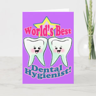 Cartão Worlds Best Dental Hygienist