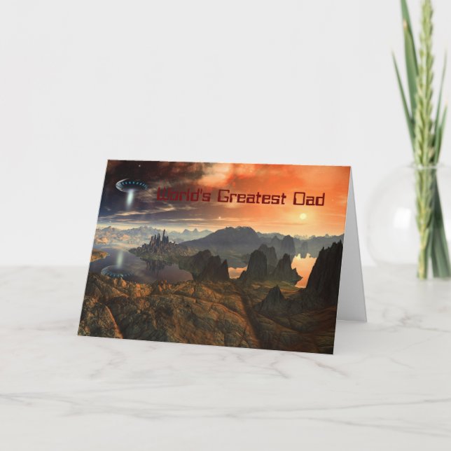 Cartão World's Greatest Dad (Frente)