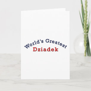 Cartão World's Greatest Dziadek