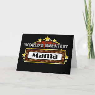 Cartão World's Greatest Mama