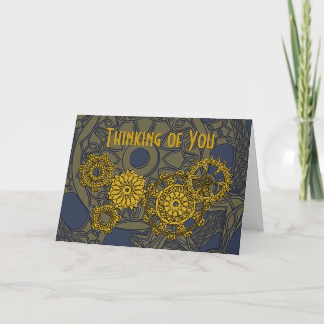 Cartão Woven Clockwork Card (Frente)