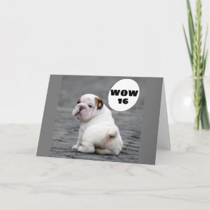 CARTÃO WOW...***16**** LONGE DE IR!