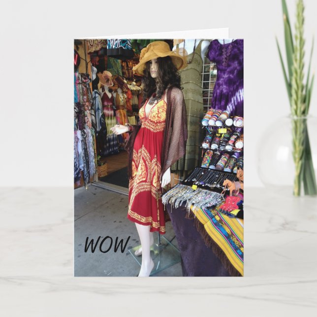 CARTÃO WOW MY GIRL IS "30" YOU LOOK FABULOUS (Frente)