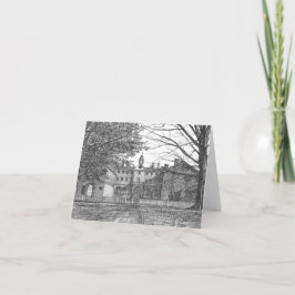 Cartão Wren Building Blank Note Card