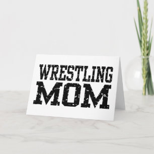 Cartão Wrestling Mom