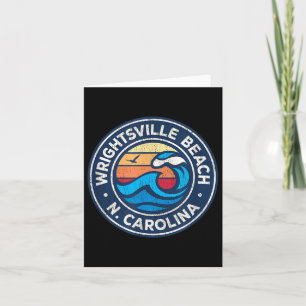 Cartão Wright tsville Beach North Carolina Nc Vintage Nau