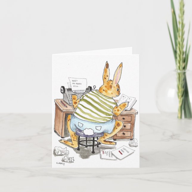 Cartão Write Hare (Frente)