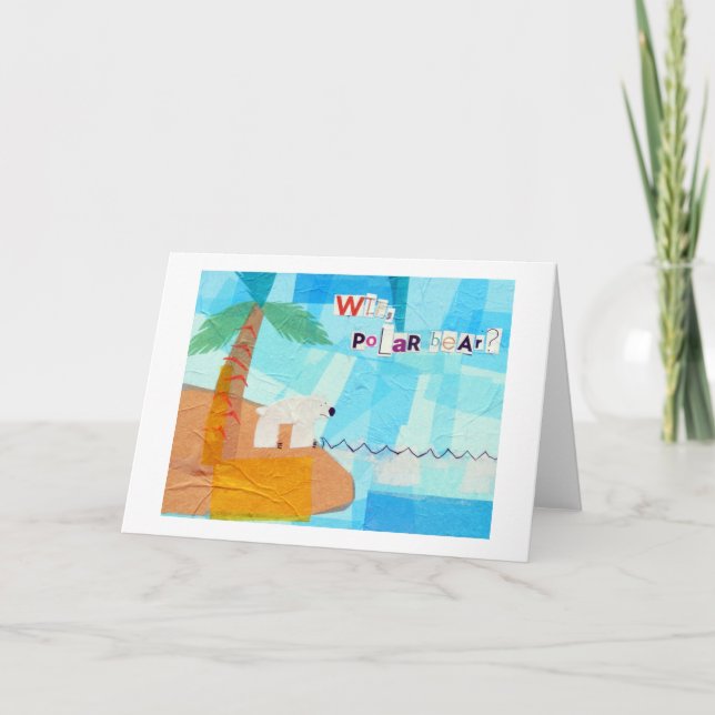 Cartão WTF, Polar Bear? (Frente)